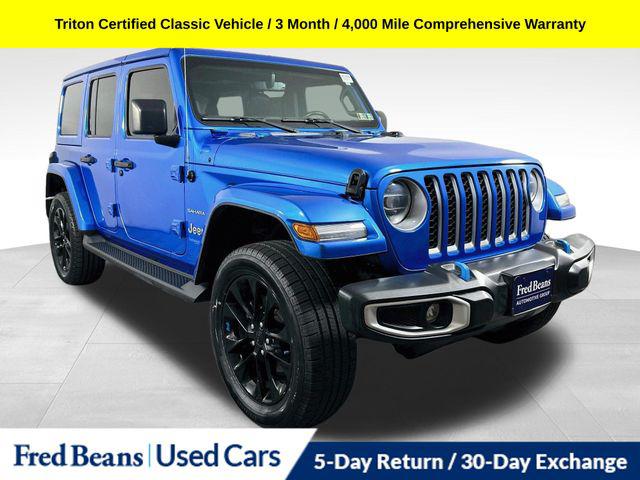2022 Jeep Wrangler 4xe Unlimited Sahara 4x4 for sale in Doylestown, PA
