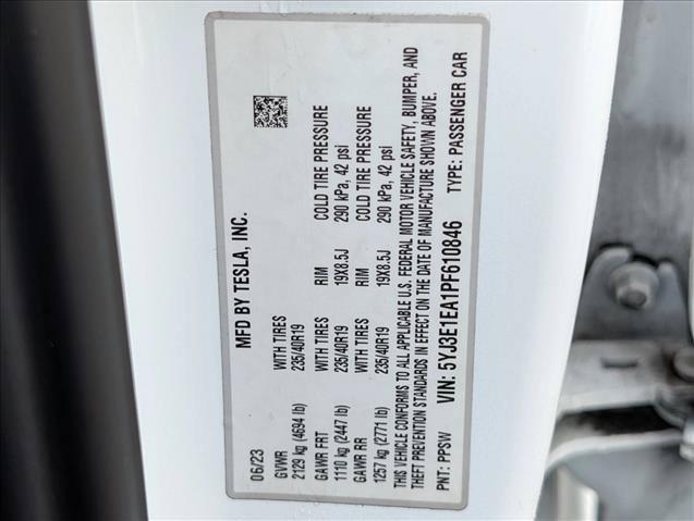 2023 Tesla Model 3 Rear-Wheel Drive