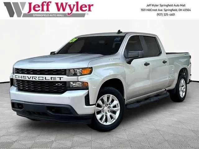 2021 Chevrolet Silverado 1500 4WD Crew Cab Standard Bed Custom for sale in Springfield, OH