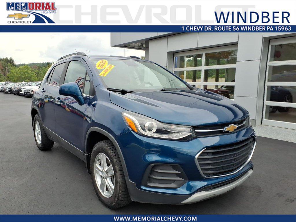 Pacific Blue Metallic 2020 Chevrolet Trax SUV / Crossover All-Wheel Drive Automatic