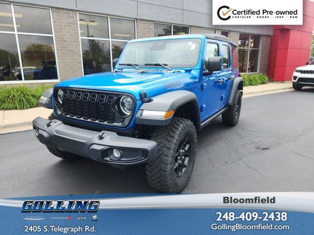 2025 Jeep Wrangler 4-Door Willys 4x4 for sale in Bloomfield Hills, MI