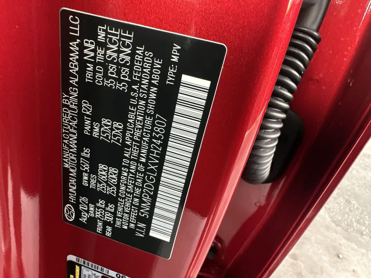 New 2027 Ultimate Red Hyundai SEL AWD image 58
