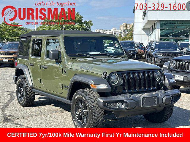 2022 Jeep Wrangler Unlimited Willys 4x4 for sale in Alexandria, VA