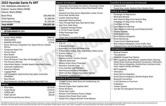 Used 2022 Hyundai Santa Fe XRT For Sale in Olive Branch, MS