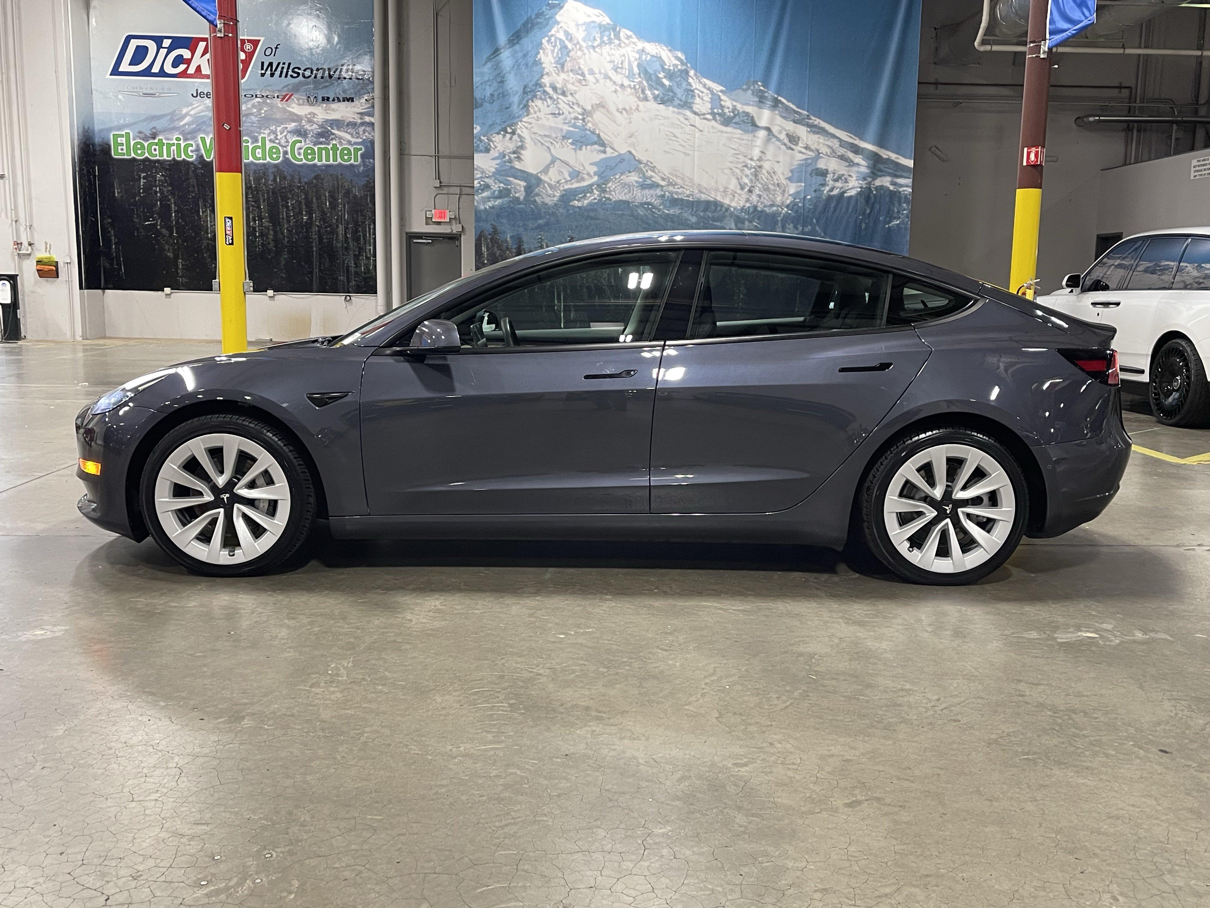 Used 2021 Tesla Model 3 Base with VIN 5YJ3E1EB7MF049377 for sale in Hillsboro, OR