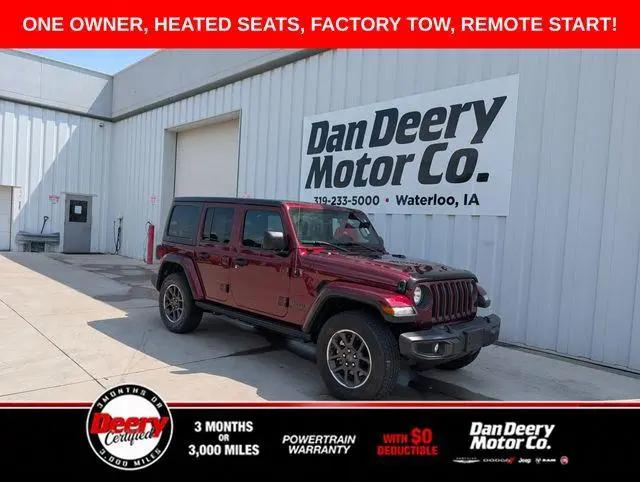 2021 Jeep Wrangler 80th Anniversary 4x4 for sale in Waterloo, IA