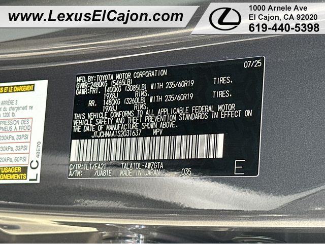 2025 Lexus RX 350 Premium