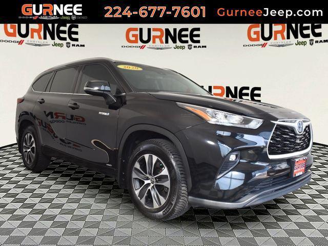 2020 Toyota Highlander Hybrid XLE for sale in LIBERTYVILLE, IL