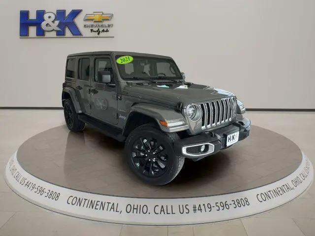 2021 Jeep Wrangler 4xe Unlimited Sahara 4x4 for sale in Continental, OH