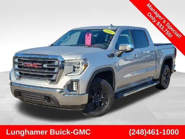 2021 GMC Sierra 1500 4WD Crew Cab Short Box SLT for sale in Waterford Township, MI