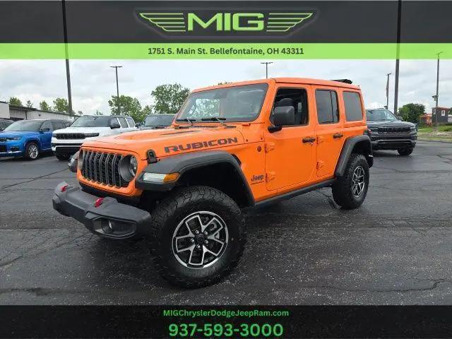 2025 Jeep Wrangler 4-Door Rubicon 4x4 for sale in Bellefontaine, OH
