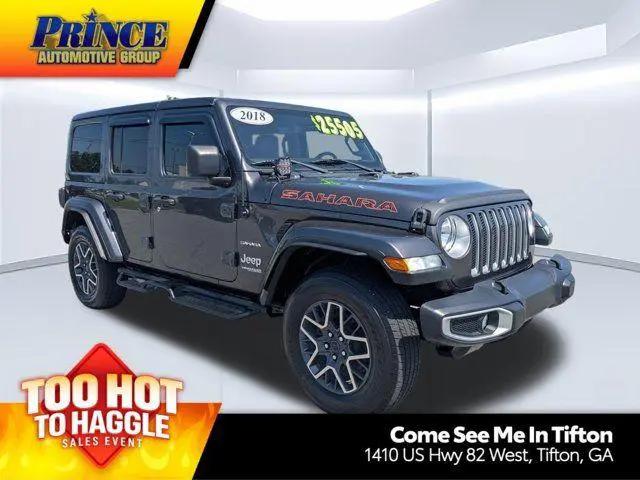 2018 Jeep Wrangler Unlimited Sahara 4x4 for sale in Tifton, GA