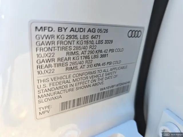 2026 Audi Q8 Premium Plus 55 TFSI quattro Tiptronic
