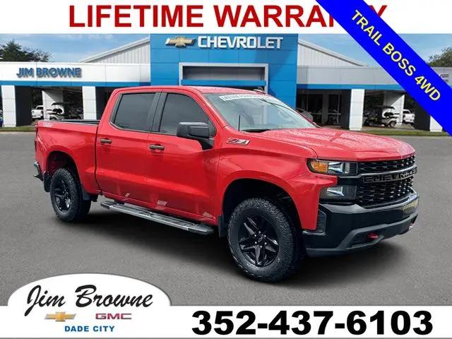 2020 Chevrolet Silverado 1500 4WD Crew Cab Short Bed Custom Trail Boss for sale in Dade City, FL