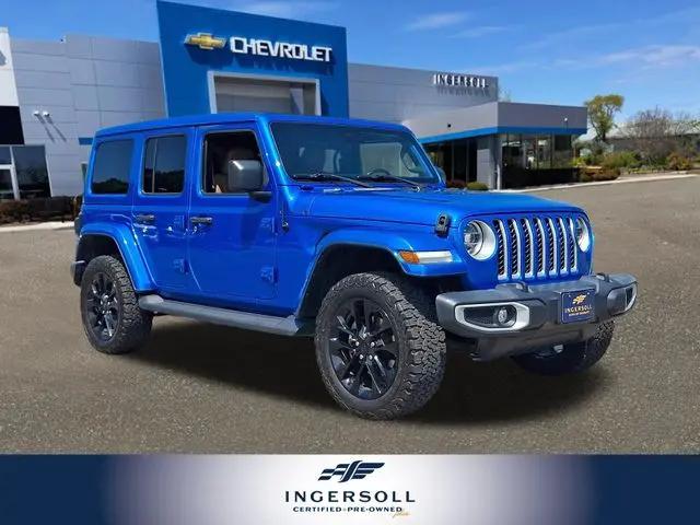 2021 Jeep Wrangler 4xe Unlimited Sahara 4x4 for sale in Danbury, CT