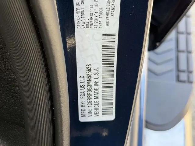 2021 Ram 1500 Big Horn Quad Cab 4x4 64 Box