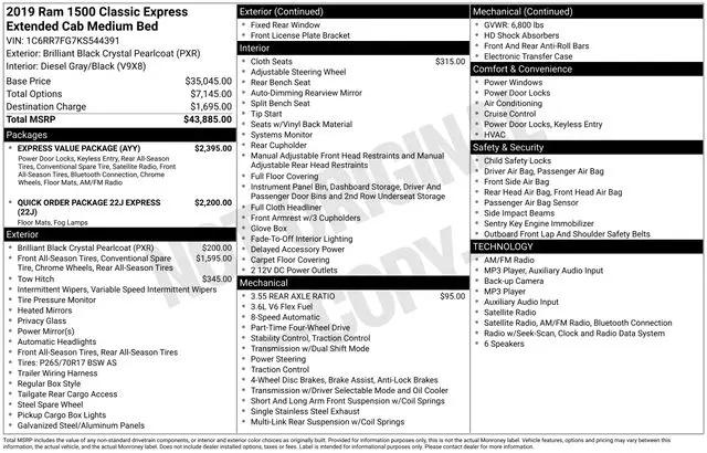 2019 Ram 1500 Classic for sale near Norwalk, OH