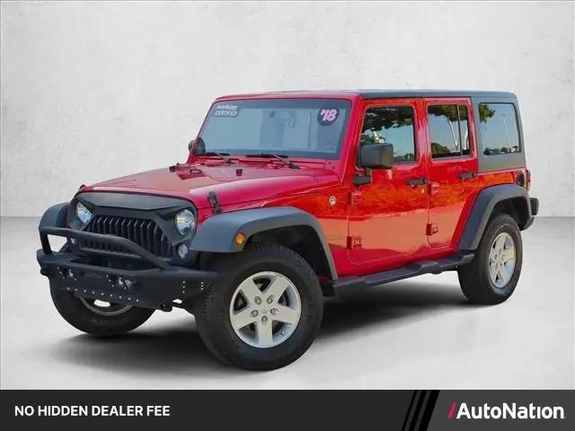 2018 Jeep Wrangler JK Unlimited Sport S 4x4 for sale in Plano, TX