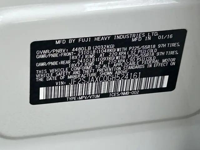 2016 Subaru Forester 2.5i Touring