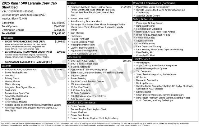 2025 Ram 1500 Laramie Crew Cab 4x4 57 Box