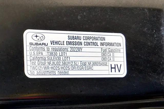 2022 Subaru Crosstrek Sport
