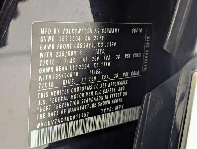 2017 Volkswagen Tiguan 2.0T Sport