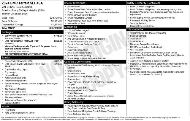 2024 GMC Terrain FWD SLT