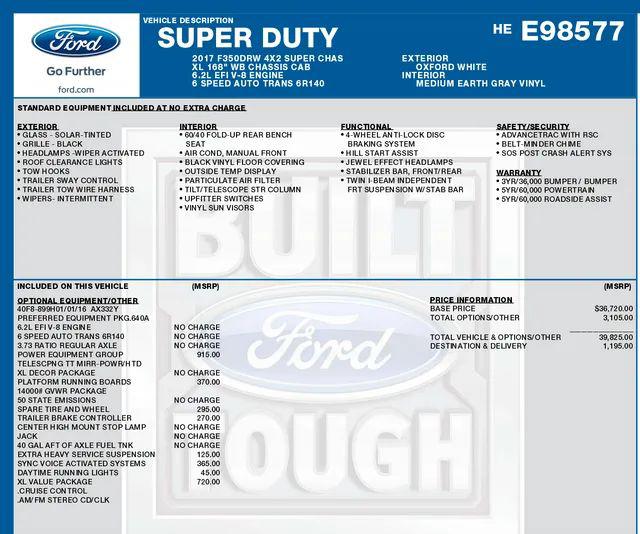 2017 Ford F-350 XL