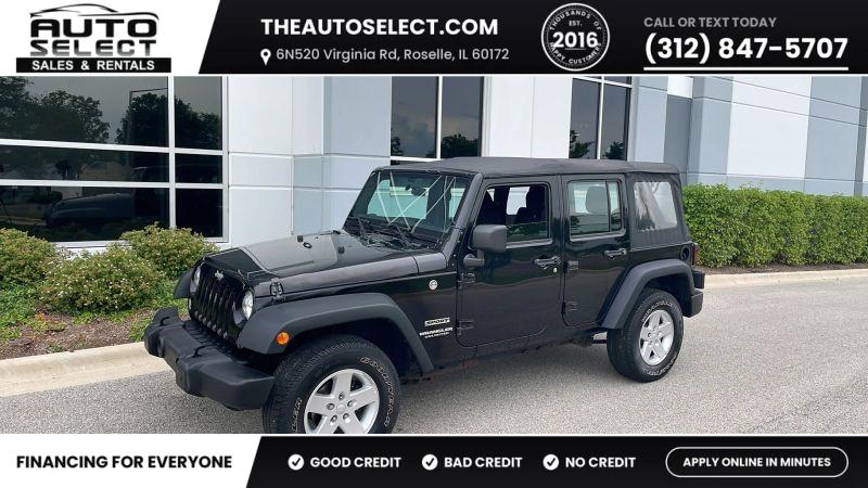2017 Jeep Wrangler Unlimited Sport 4x4 for sale in Roselle, IL