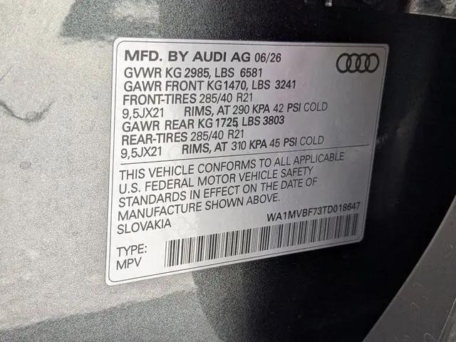 2026 Audi Q7 Premium Plus S line TFSI quattro tiptronic