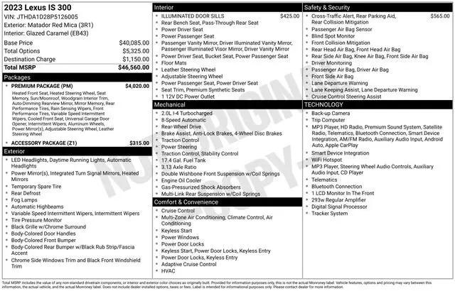 2023 Lexus IS 300 IS 300 for sale in Fort Myers, FL