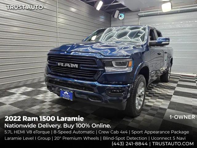 2022 Ram 1500 Laramie Crew Cab 4x4 6'4" Box for sale in Sykesville, MD
