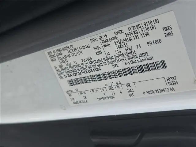 2019 Ford Transit XLT