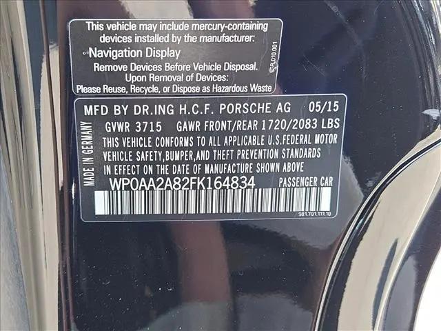 2015 Porsche Cayman Cayman