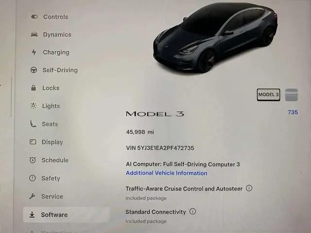 2023 Tesla Model 3 Rear-Wheel Drive
