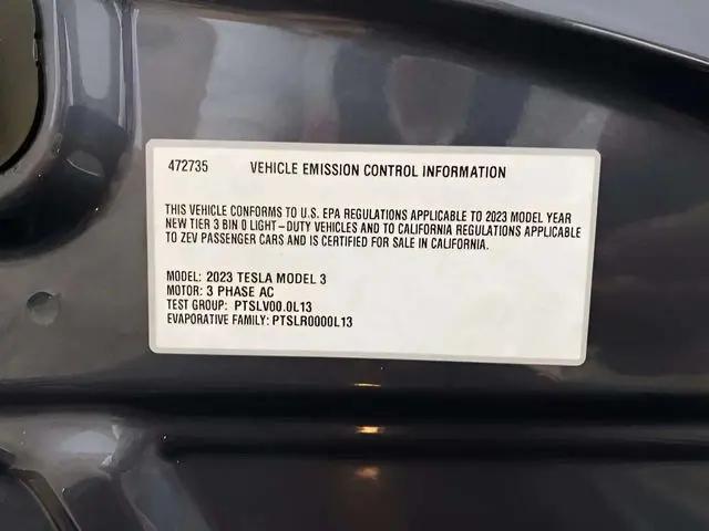 2023 Tesla Model 3 Rear-Wheel Drive
