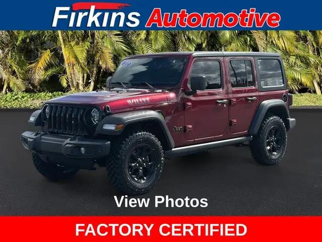 2022 Jeep Wrangler Unlimited Willys 4x4 for sale in Bradenton, FL