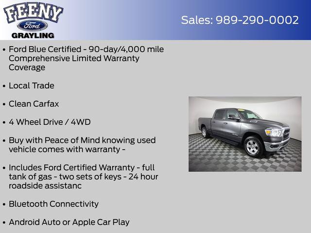 2022 Ram 1500 Big Horn Crew Cab 4x4 64 Box