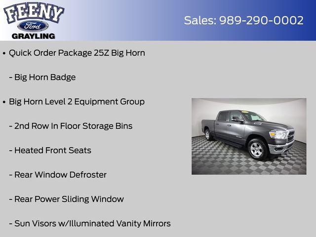 2022 Ram 1500 Big Horn Crew Cab 4x4 64 Box