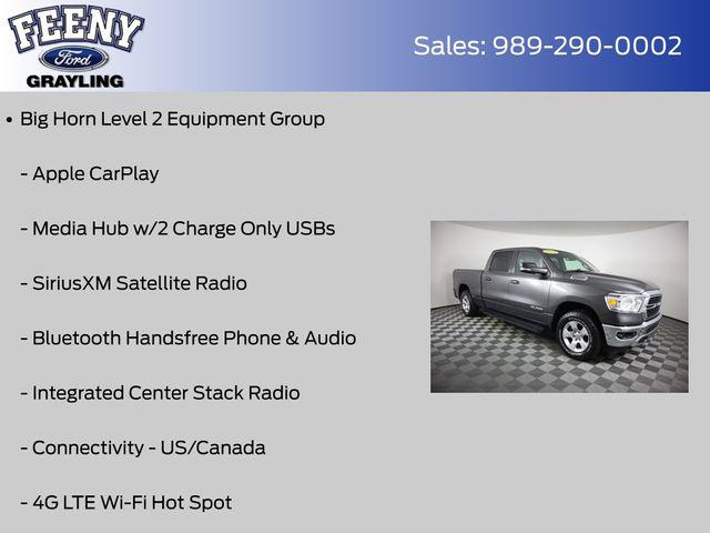 2022 Ram 1500 Big Horn Crew Cab 4x4 64 Box