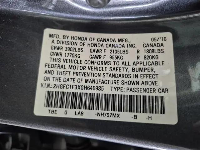 2016 Honda Civic EX-T