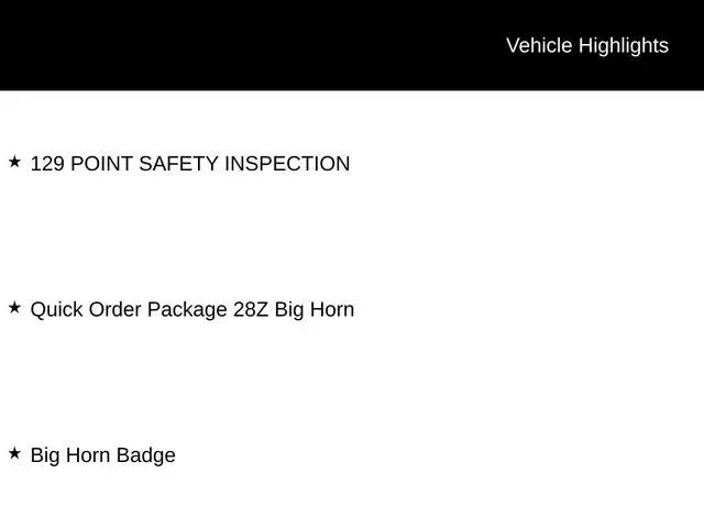 2021 Ram 1500 Big Horn