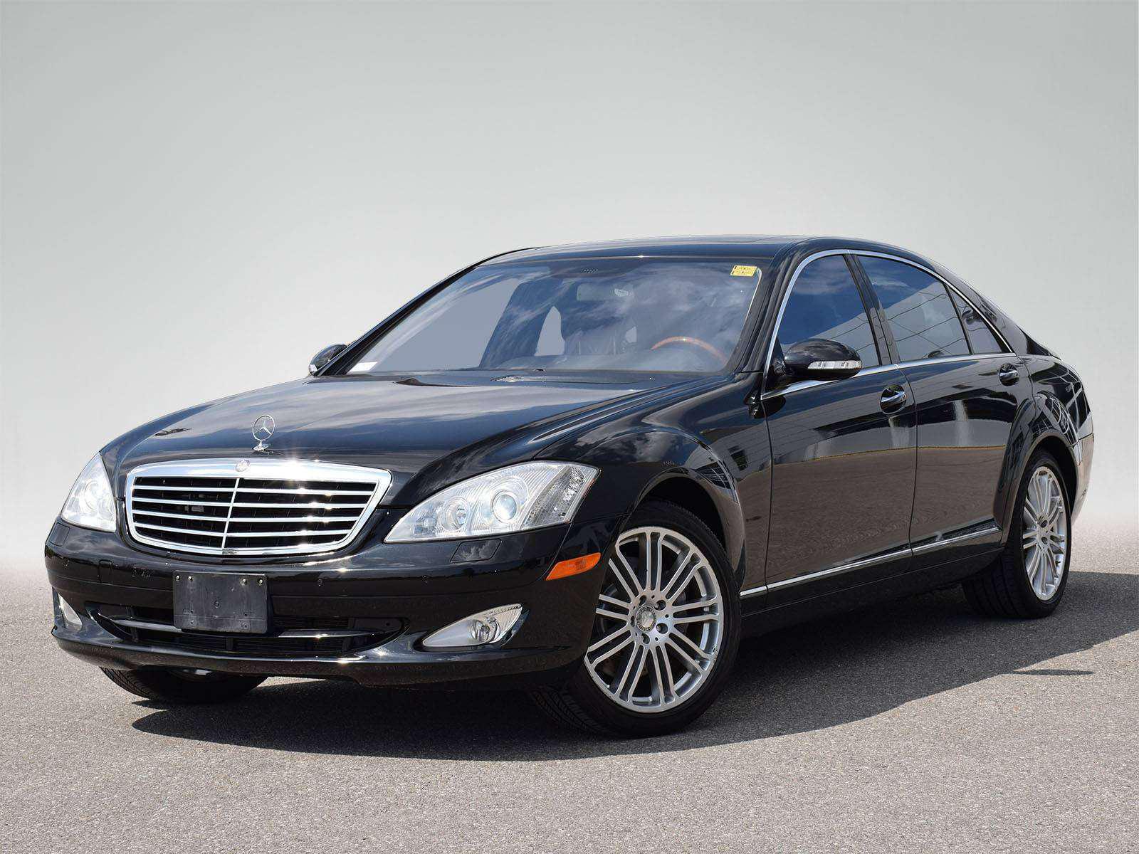Obsidian Black Met. 2008 Mercedes-Benz S-Class Sedan All-Wheel Drive Automatic