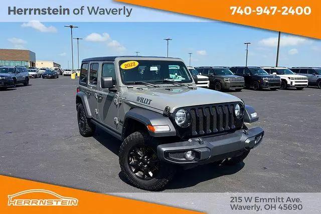 2022 Jeep Wrangler Unlimited Willys Sport 4x4 for sale in Waverly, OH