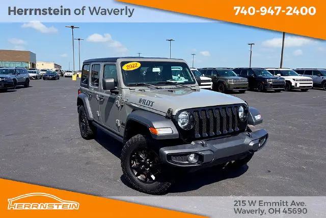 2022 Jeep Wrangler Unlimited Willys Sport 4x4 for sale in Waverly, OH