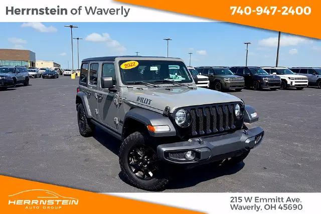 2022 Jeep Wrangler Unlimited Willys Sport 4x4 for sale in Waverly, OH