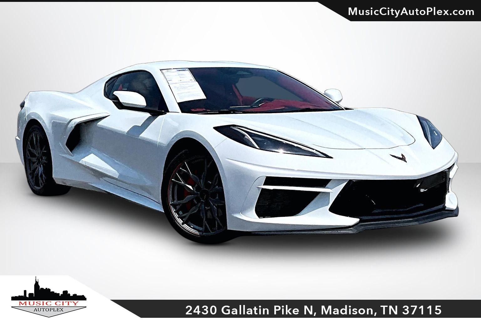Arctic White 2024 Chevrolet Corvette Coupe Rear-Wheel Drive 8-Speed Dual Clutch