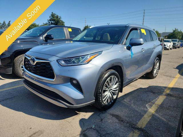 2021 Toyota Highlander Hybrid Platinum for sale in Michigan Center, MI