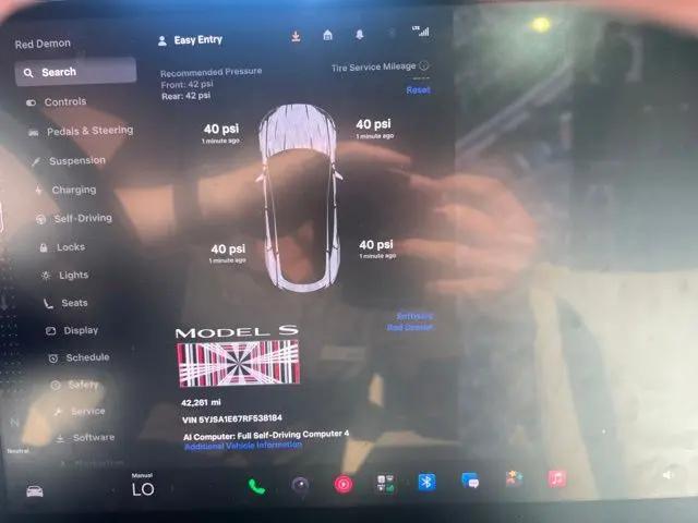 2024 Tesla Model S Plaid Tri Motor All-Wheel Drive