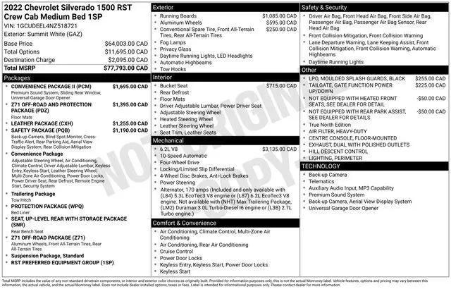 2022 Chevrolet Silverado 1500 RST for sale in Castle Rock, CO